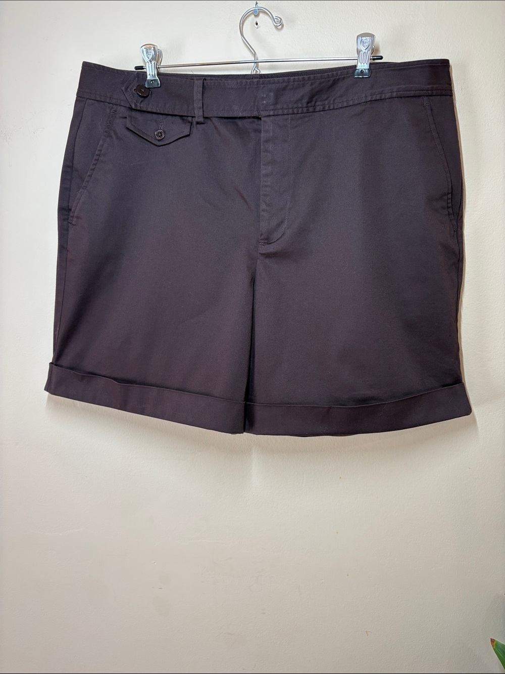 Lauren Ralph Lauren Classic Brown City Shorts, 16